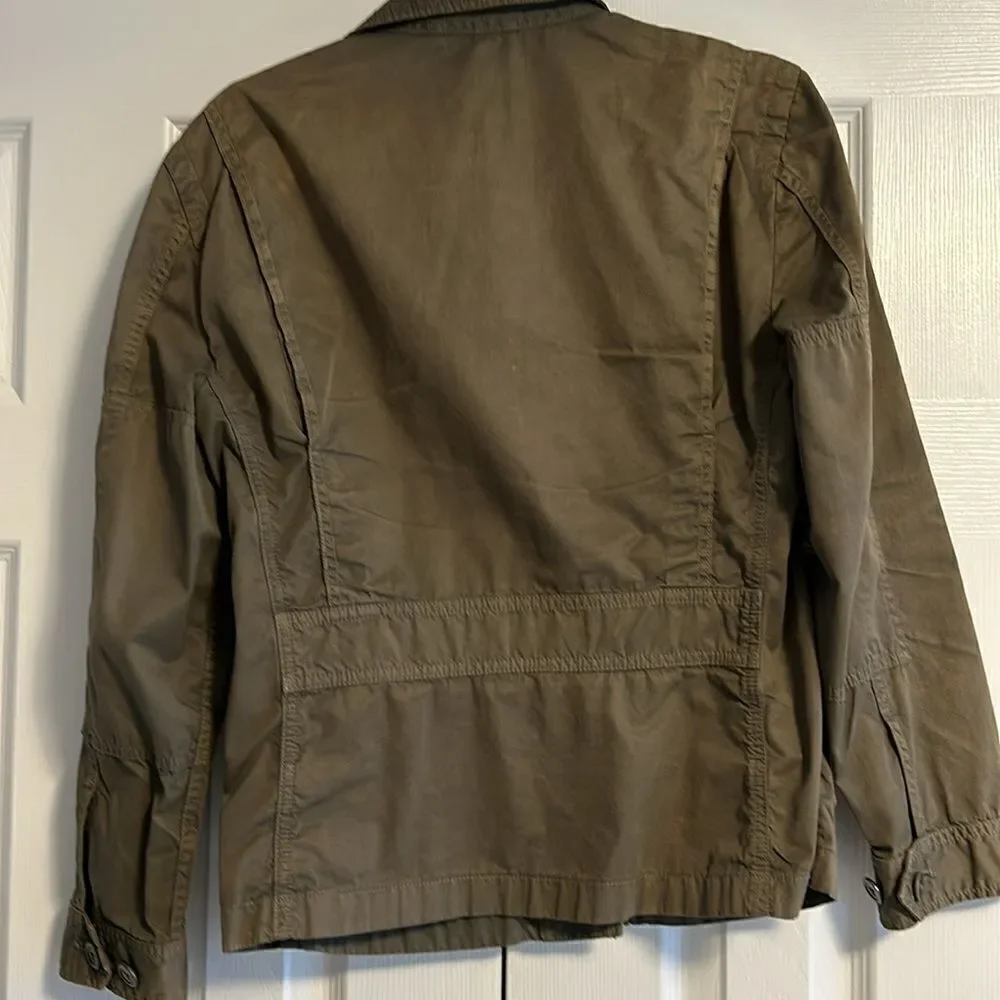 J. Crew Women’s Army Green Classic Twill Chino Jacket